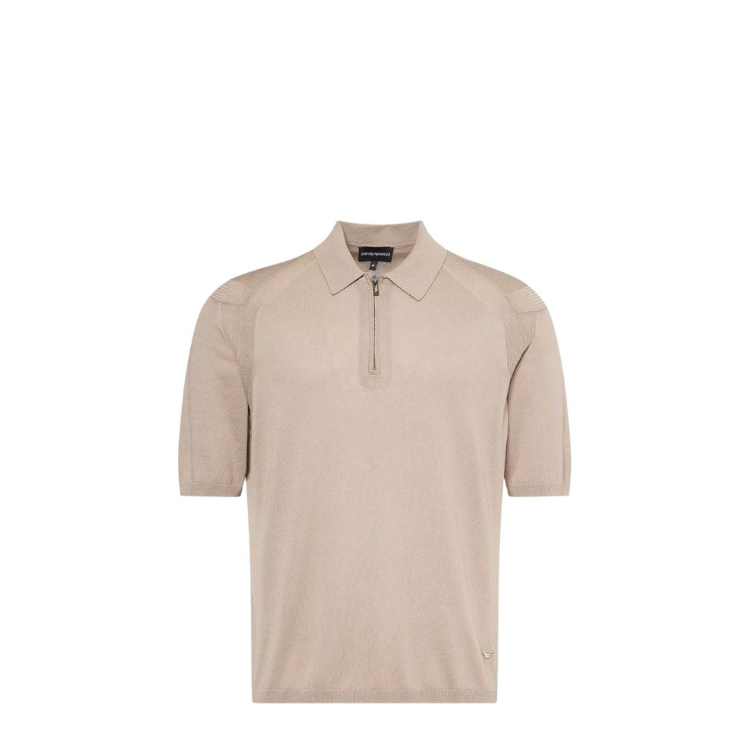 Short Sleeve 1/4 Zip Polo Shirt EM000680 AF13907