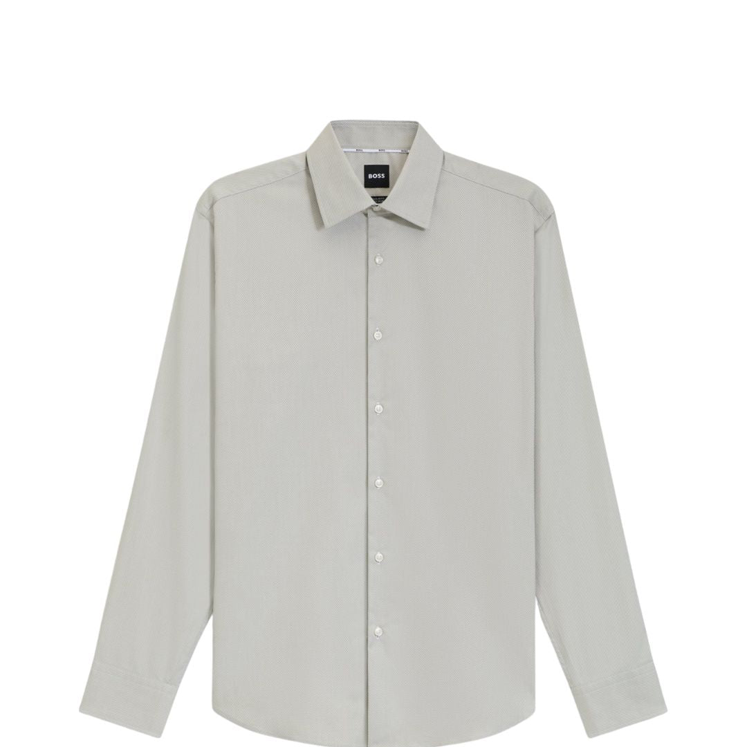 H-JOE-kent-C1-214 Woven Texture Regular Fit Shirt 50489830