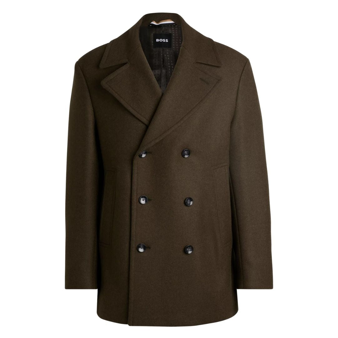 H-Clay-Pcoat-244 Double Breasted Coat 50527932