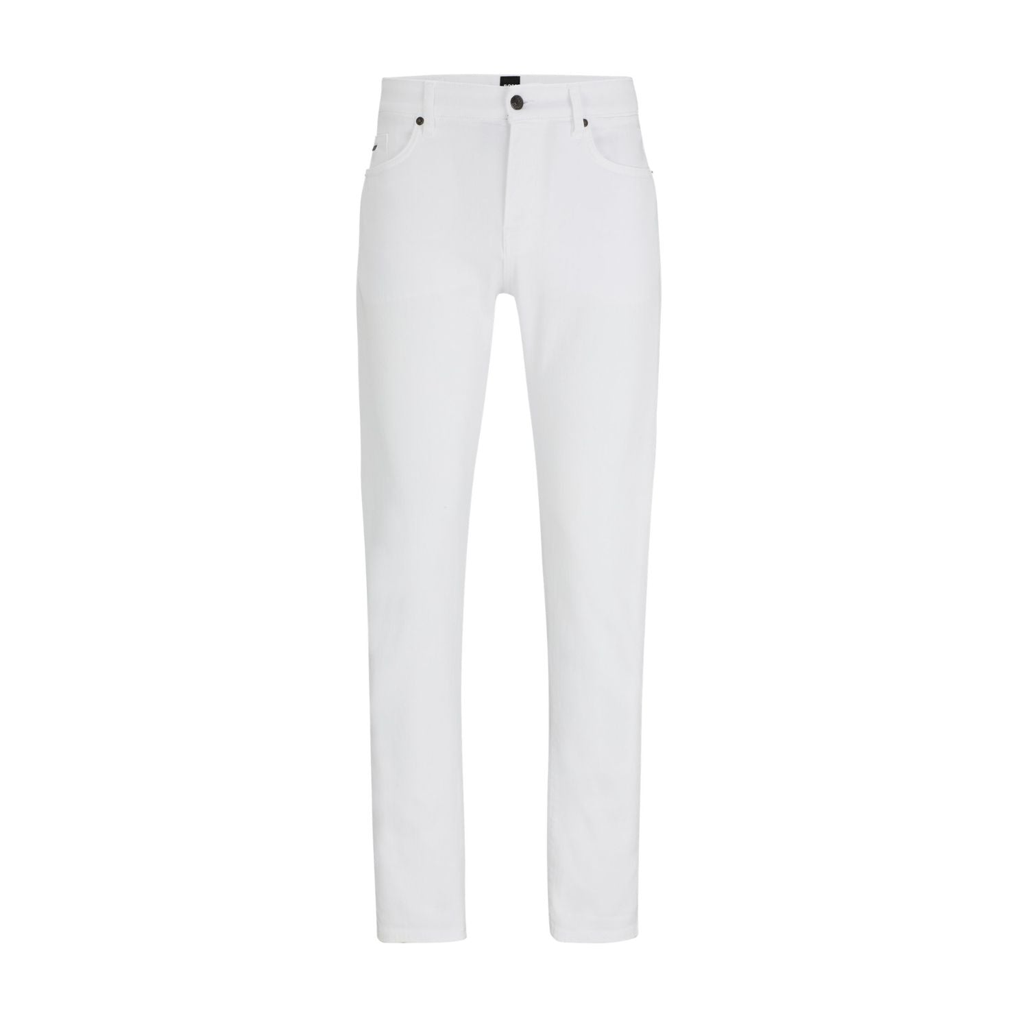 Slim-Fit Jeans In White Cashmere-Touch Denim-50514321