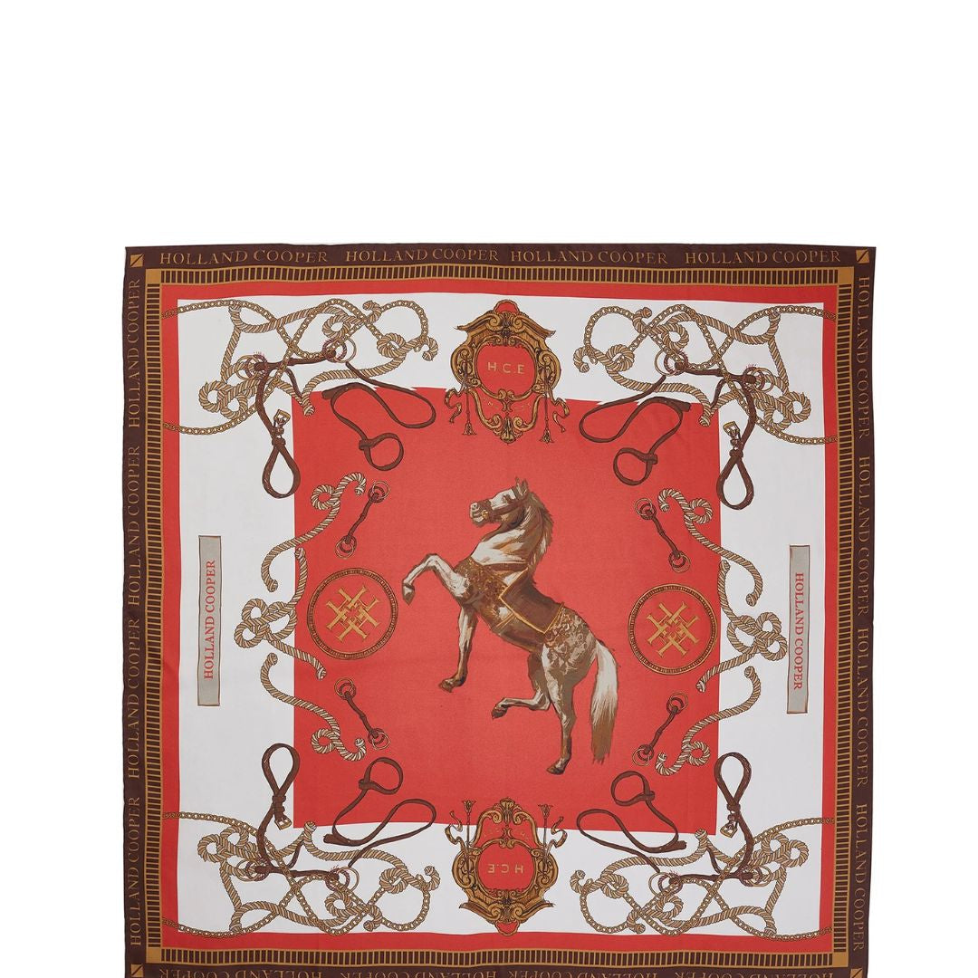 Regal Horse Silk Scarf