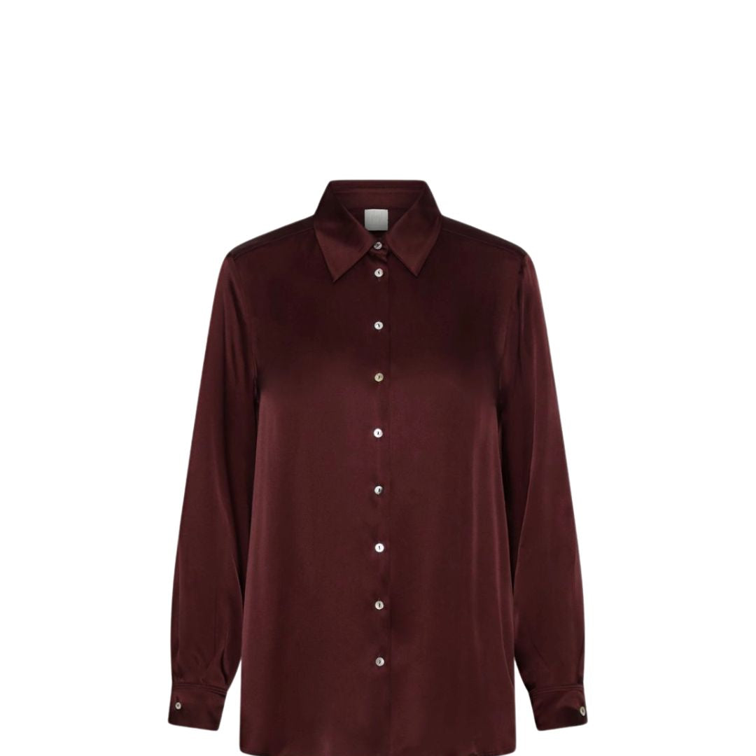 Bunny Silk Blend Satin Shirt 2523116015200