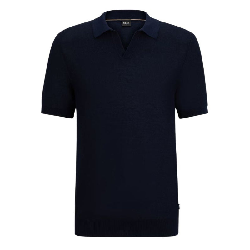 Tempio Short Sleeve Knitted Polo Shirt 50511775