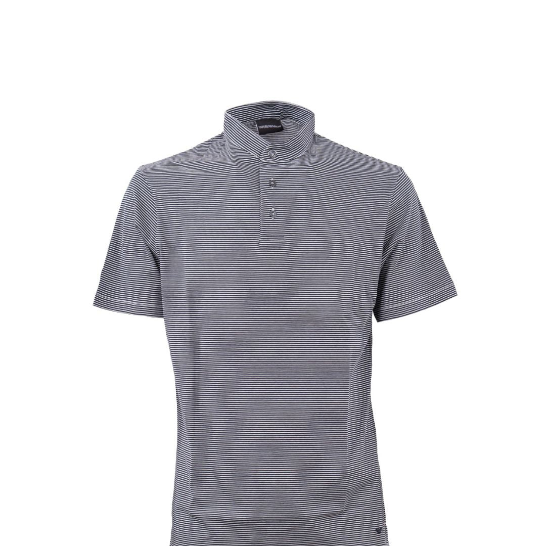 Regular Fit Grandad Polo Shirt EM000851 AF12927