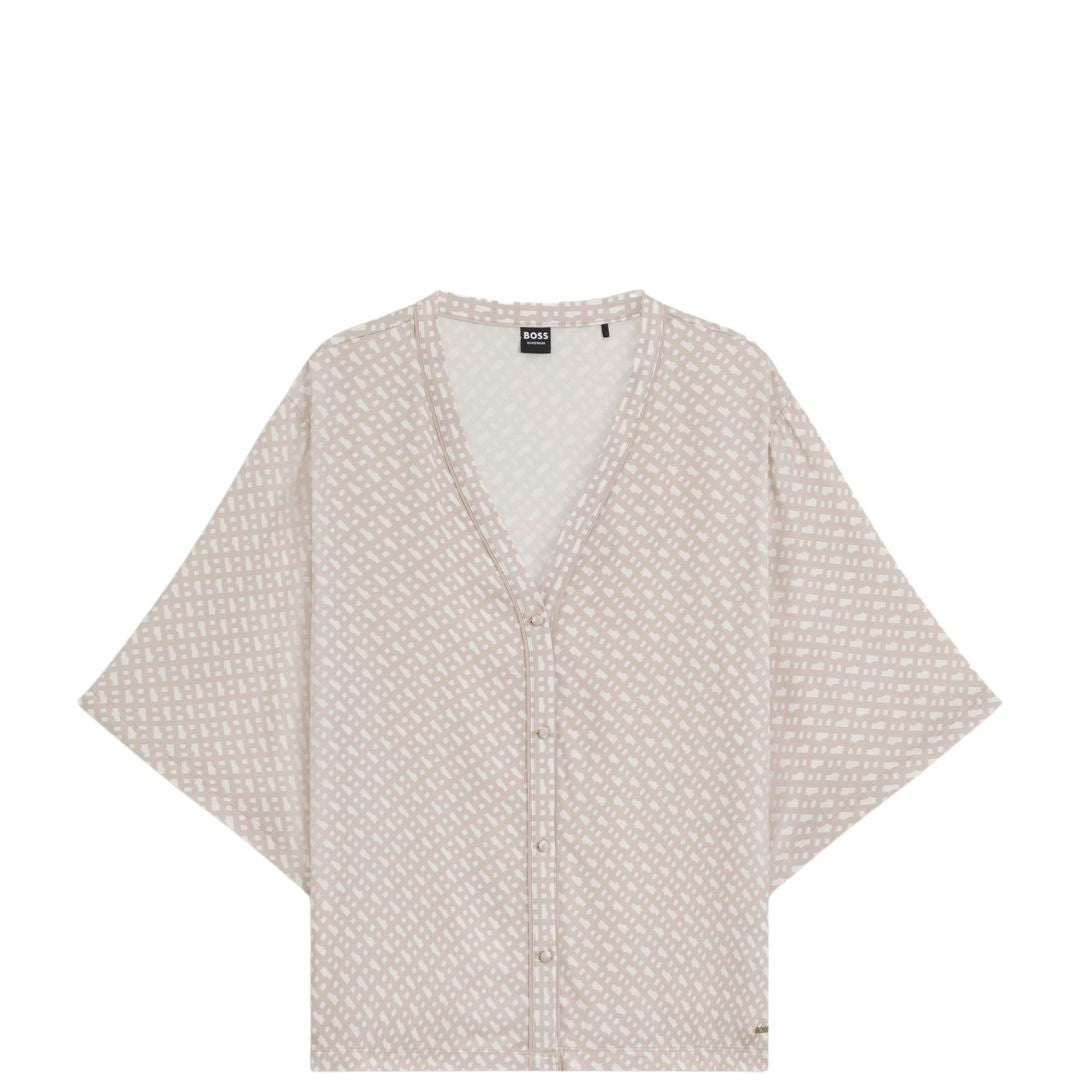 Sateen_AOP Pyjama Top 50545615