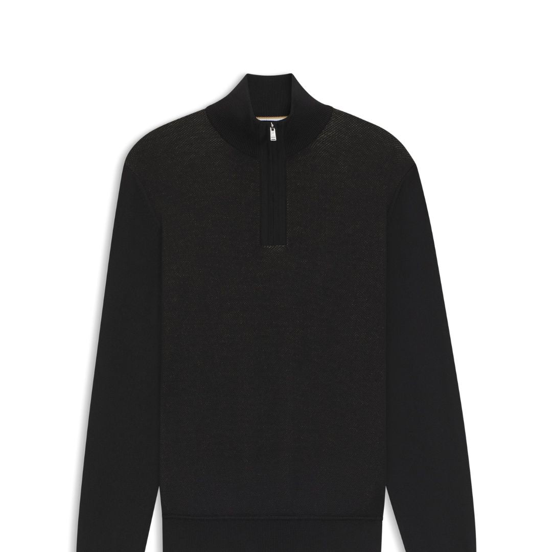 H-Illario 1/4 Zip Virgin Wool Jumper 50543155