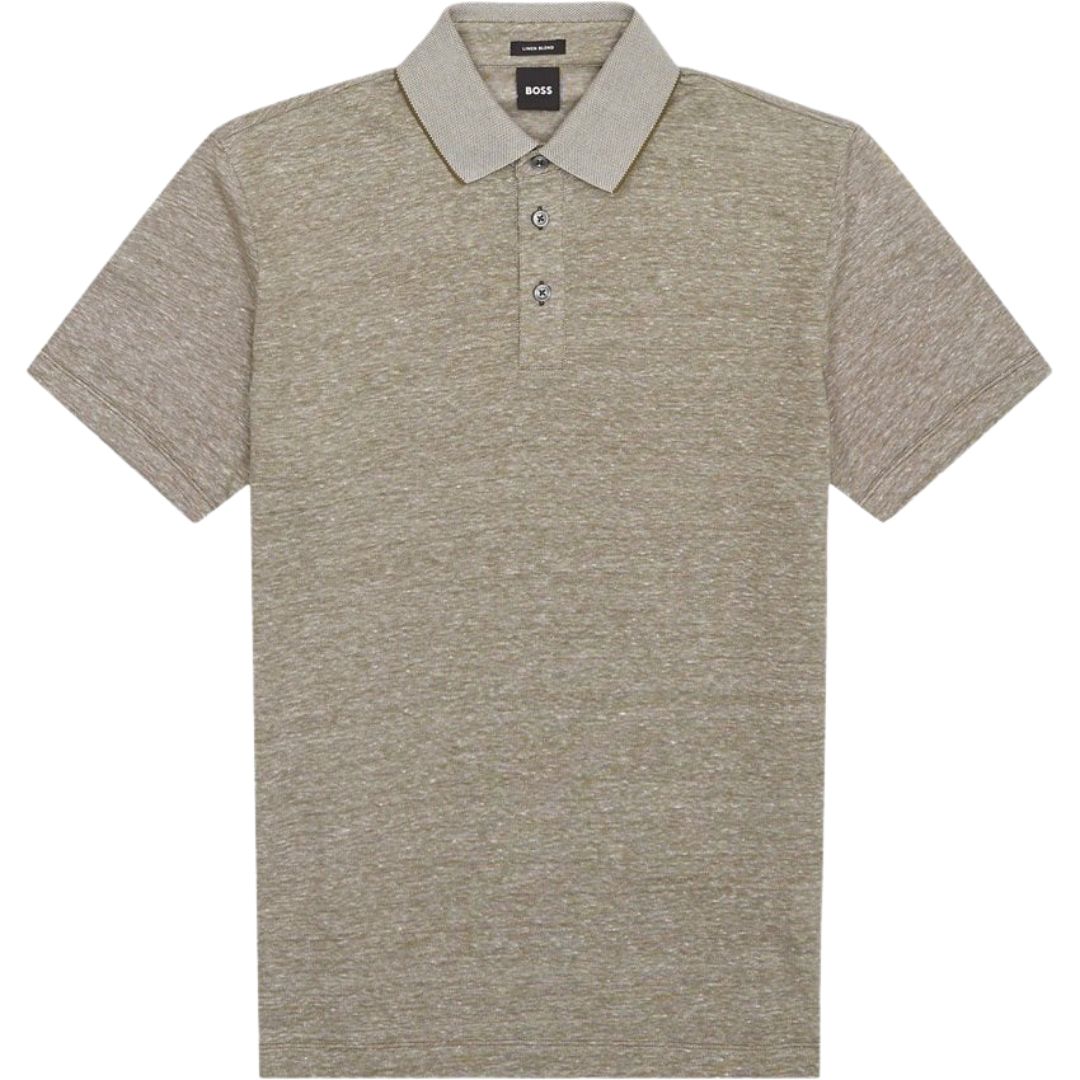 H-Press 28 Linen Blend Polo Shirt 50537501