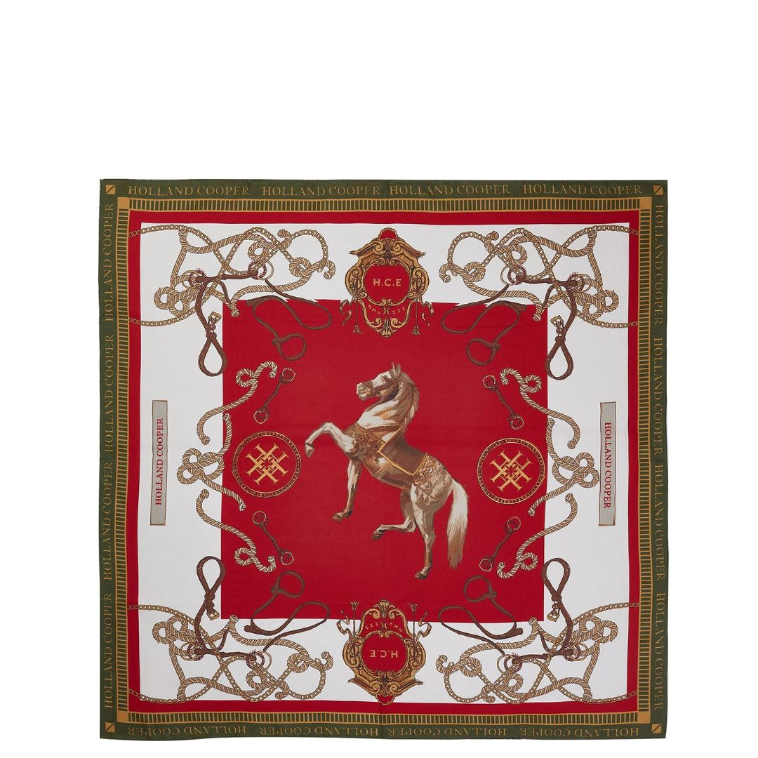 Regal Horse Silk Scarf