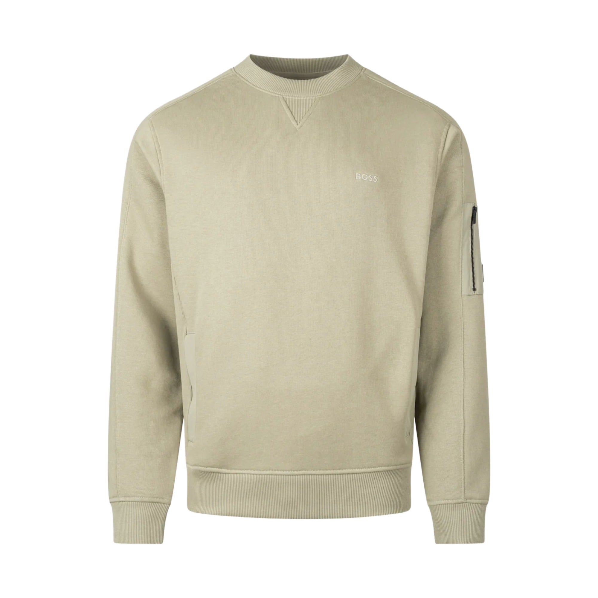 We_Mixed Sweatshirt with Zipped Sleeve Pocket 50543458