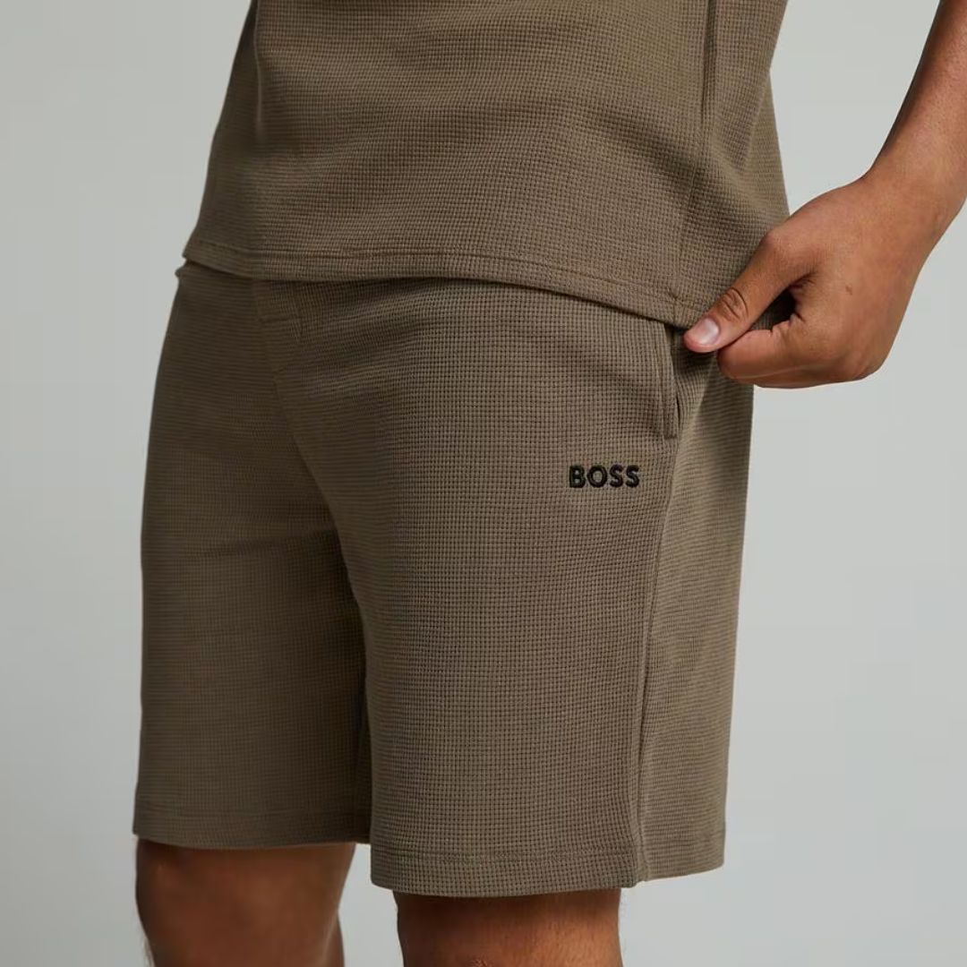 Waffle Structure Pyjama Shorts 50535884
