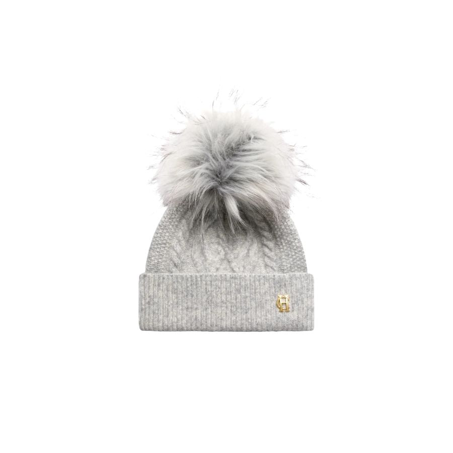 Sloane Cable Bobble Hat