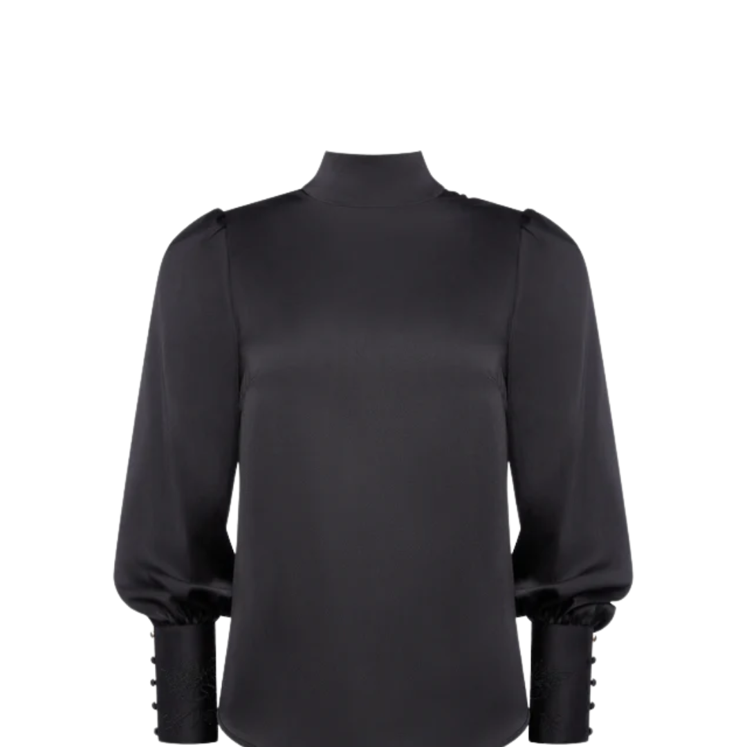 Carmen High Neck Blouse