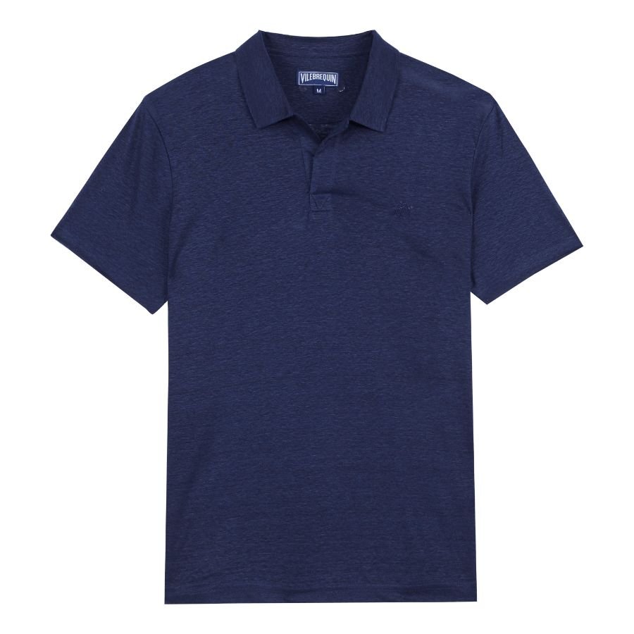 Pyramid Linen Jersey Solid Polo Shirt PYRE9O00