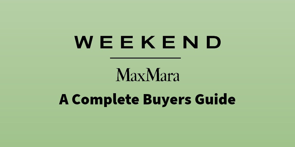 Weekend MaxMara: The Complete Guide to Sizing, Quality & Style
