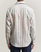 Multi Striped Mens Linen Shirt 100015065