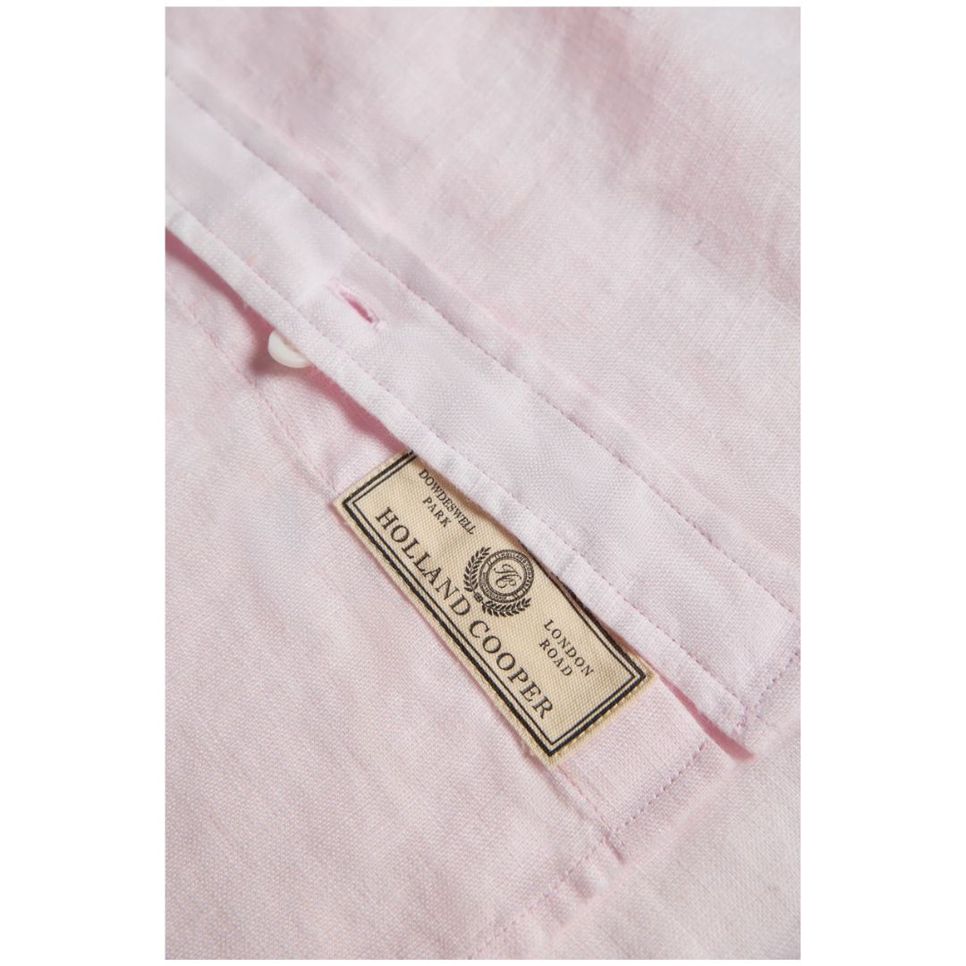 Regular Fit Mens Linen Shirt