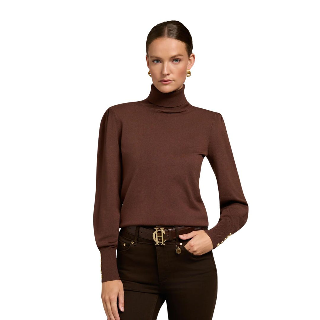 Structured Kelsie Roll Neck Knit