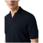 Waffle Open Collar Mens Polo Shirt 100014580