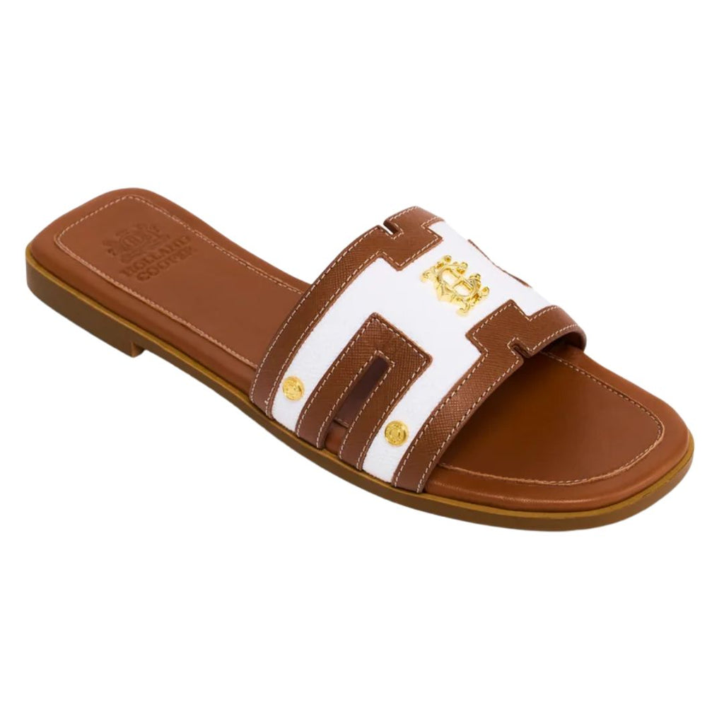 Heraldic Monogram Womens Slides