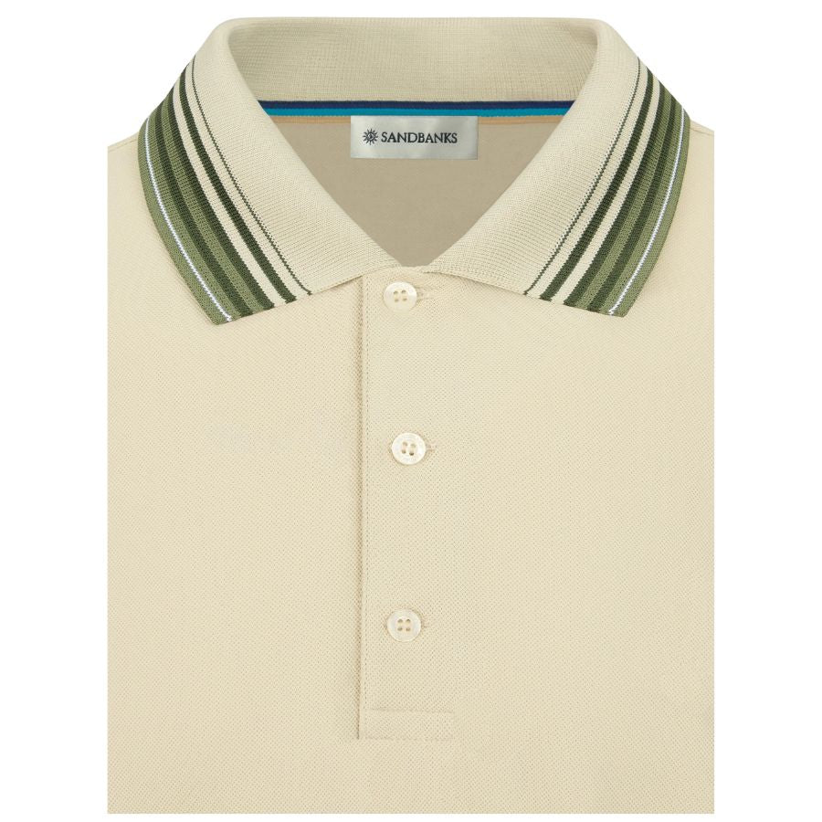 Gradient Rib Mens Polo Shirt MBP58