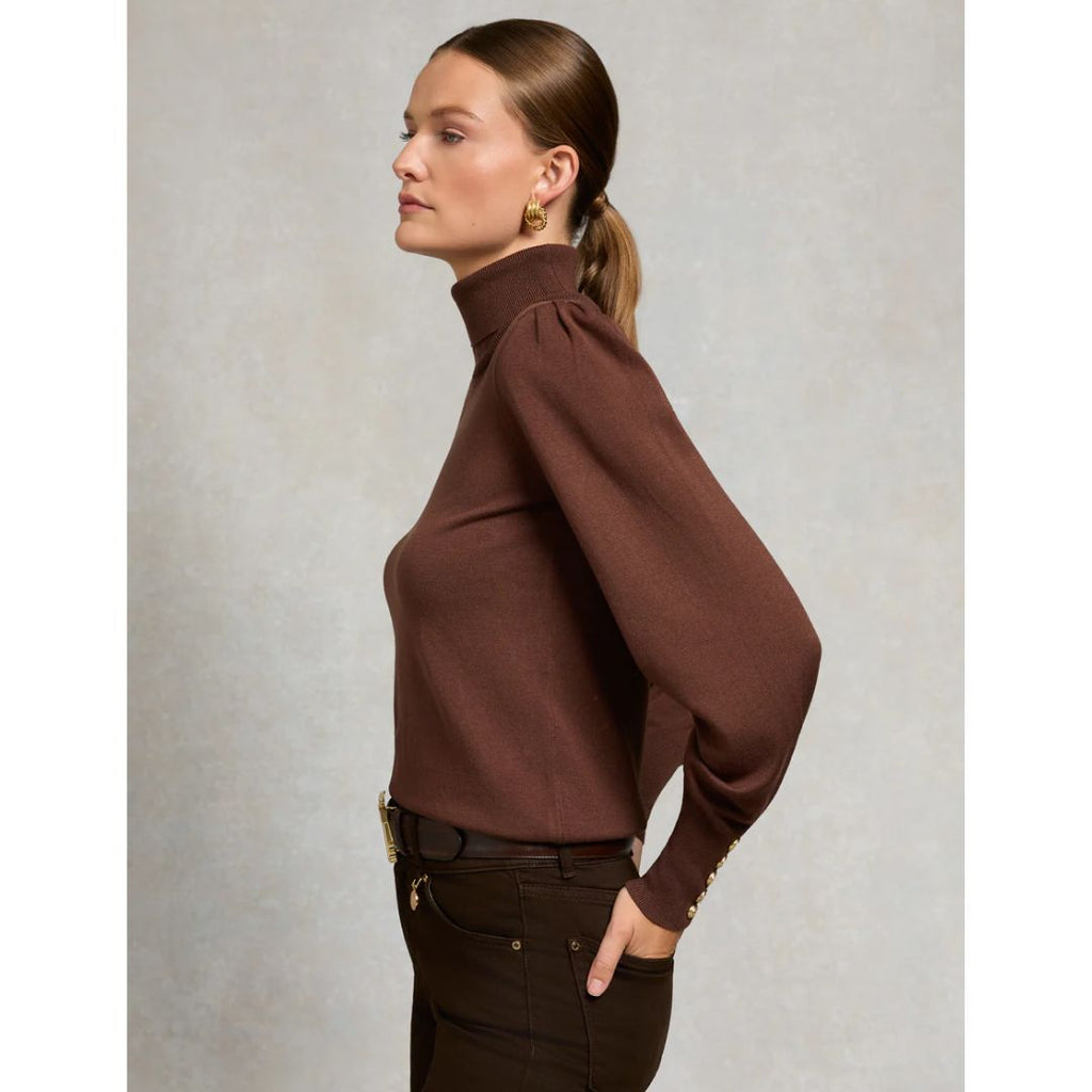 Structured Kelsie Roll Neck Knit