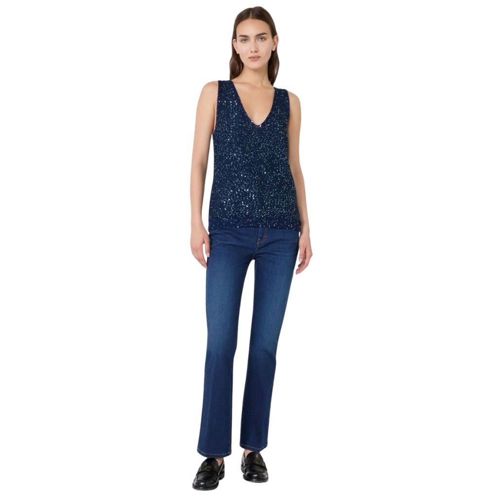 Milord Sequin Detail Womens Sleeveless Top 2625366171600