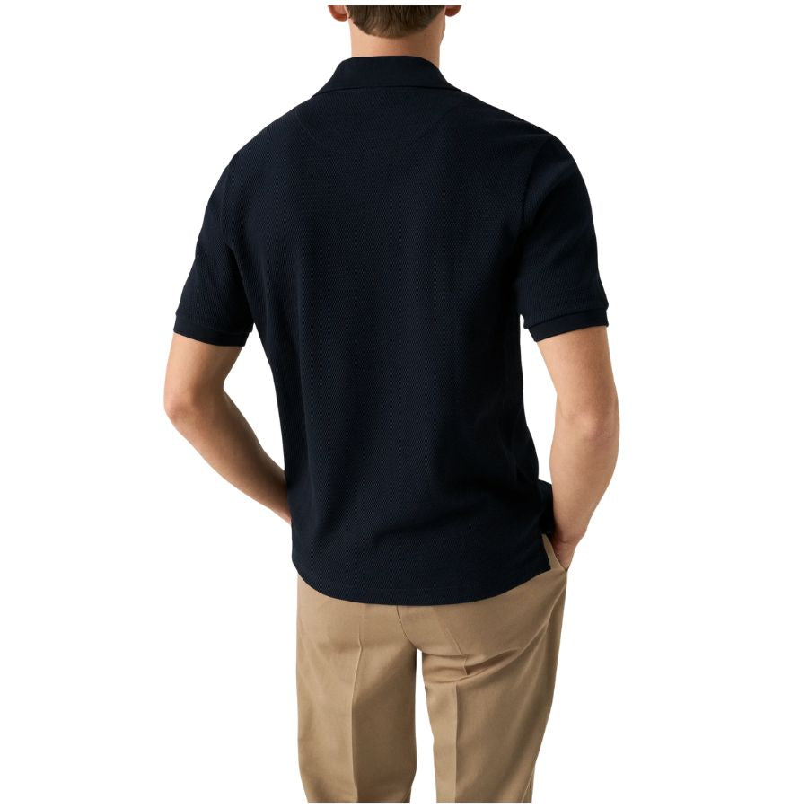 Waffle Open Collar Mens Polo Shirt 100014580