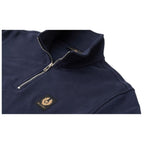 Mens Quarter Zip Cotton Fleece Sweatshirt 103001