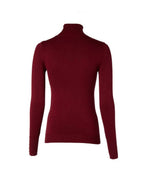Buttoned Knit Roll Neck