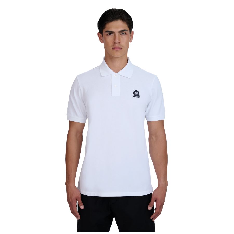 Badge Logo Pique Mens Polo Shirt MBP04