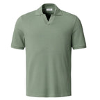 Waffle Open Collar Mens Polo Shirt 100014580