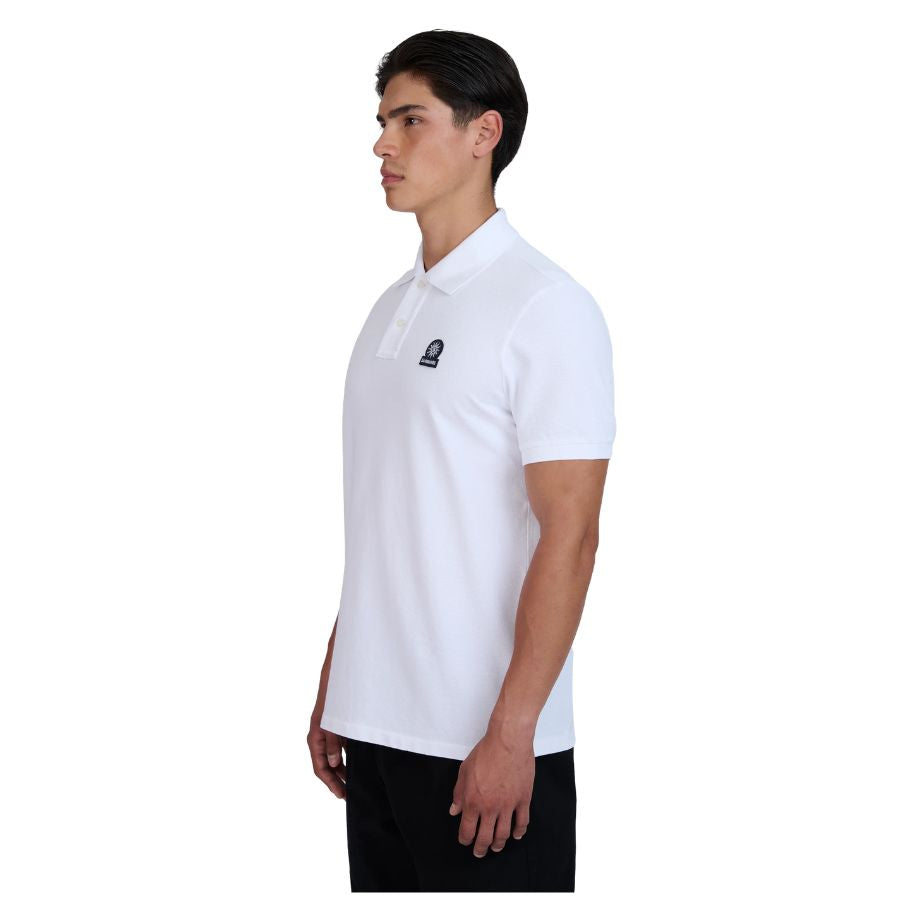 Badge Logo Pique Mens Polo Shirt MBP04
