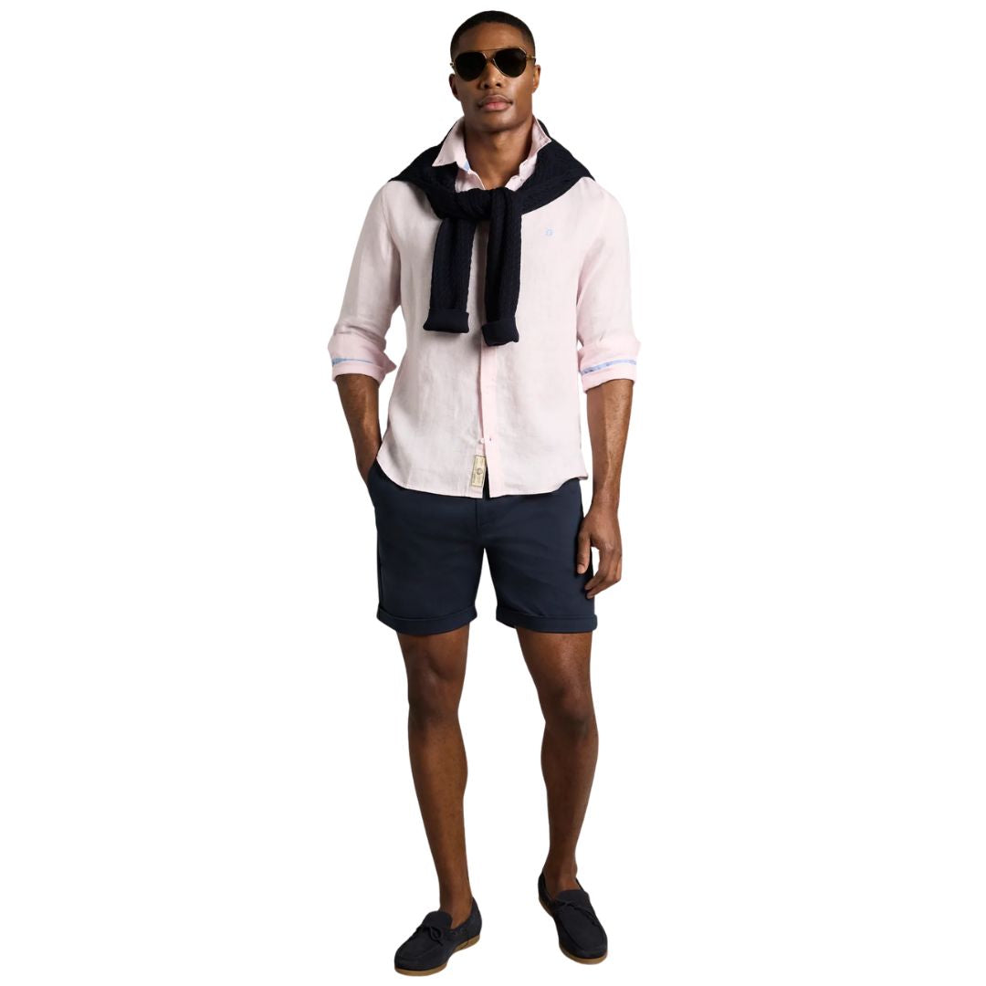 Regular Fit Mens Linen Shirt