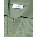 Waffle Open Collar Mens Polo Shirt 100014580