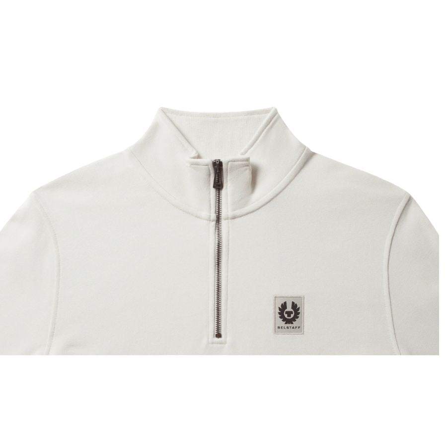 Mens Quarter Zip Cotton Fleece Sweatshirt 103001
