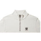Mens Quarter Zip Cotton Fleece Sweatshirt 103001