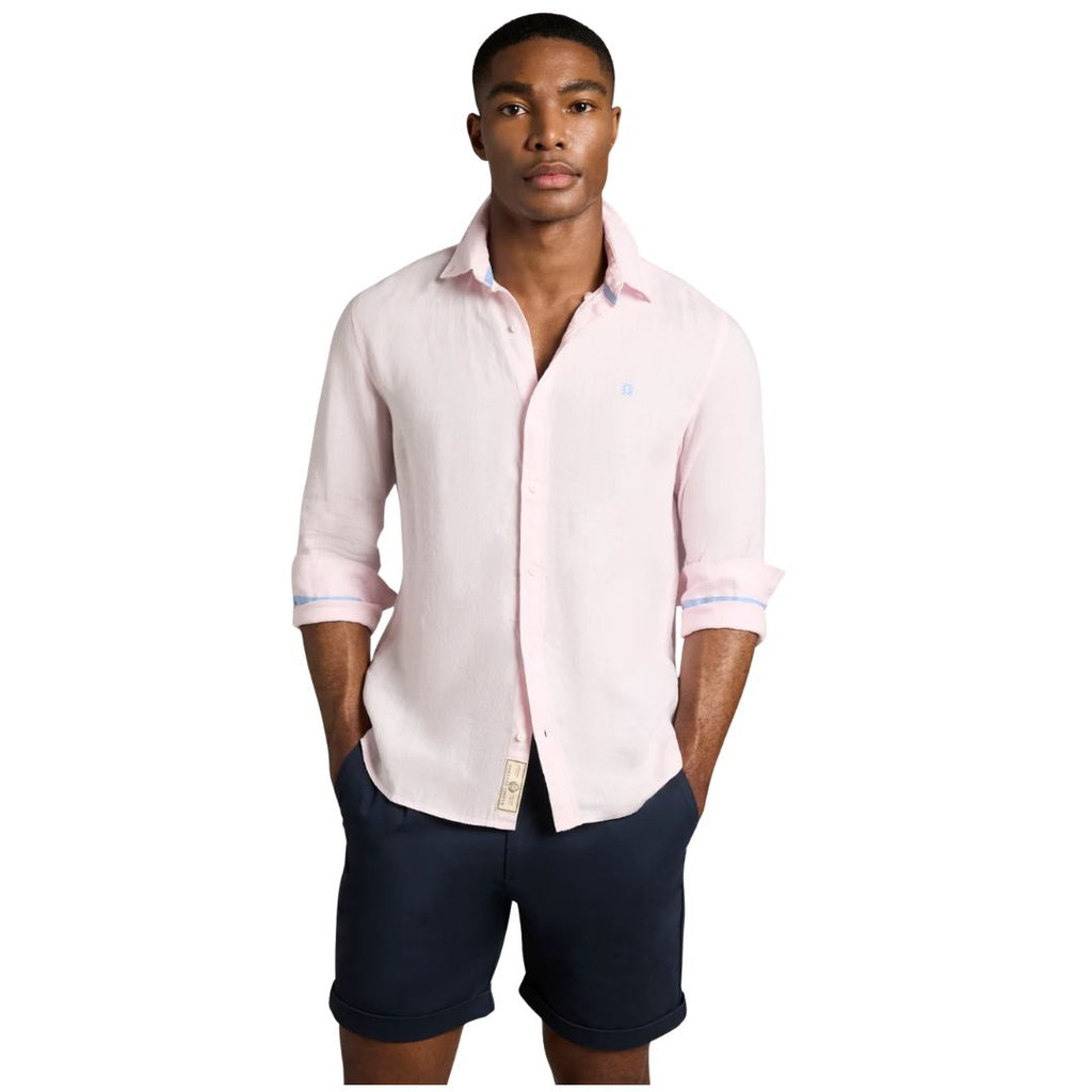 Regular Fit Mens Linen Shirt