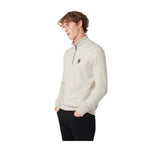 Mens Quarter Zip Cotton Fleece Sweatshirt 103001