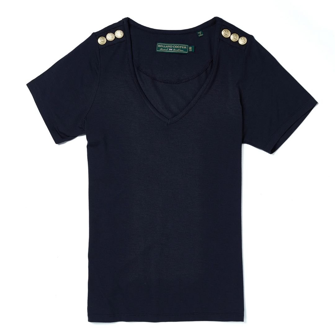 Relax Fit V-Neck Tee