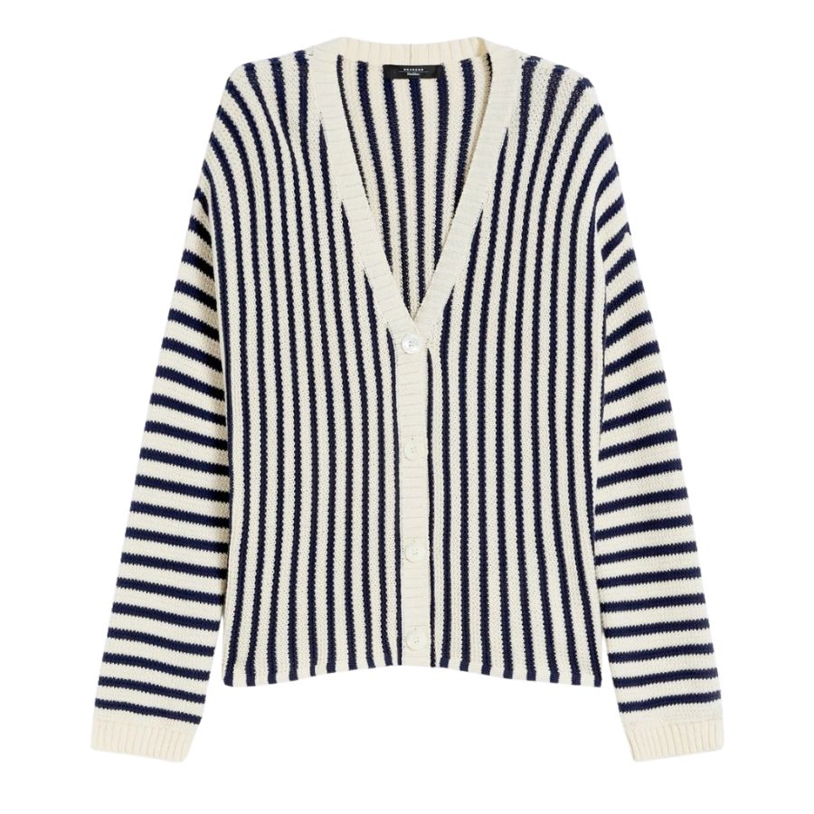 Nicchia Pinstripe Womens Cardigan 2615341012600
