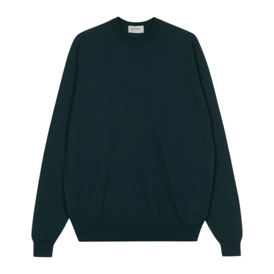 Extra Fine Merino Wool Mens Textured Jumper