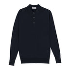 Cotswold Extra Fine Merino Wool Mens Long Sleeve Polo Shirt