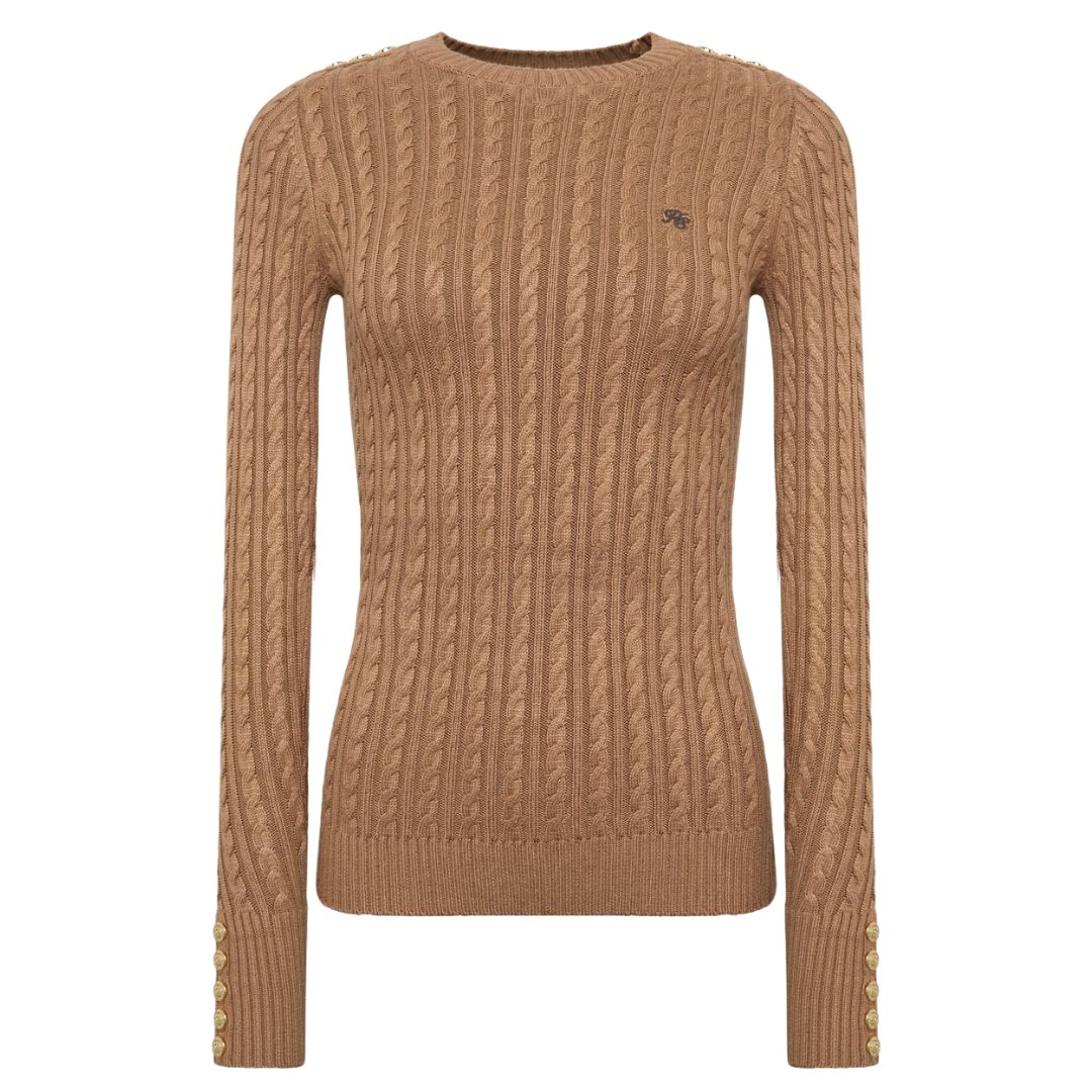 Seattle Cable Crew Neck Womens Jumper
