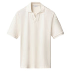 Waffle Open Collar Mens Polo Shirt 100014580
