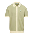 Knitted Full Button Mens Polo Shirt KNT66