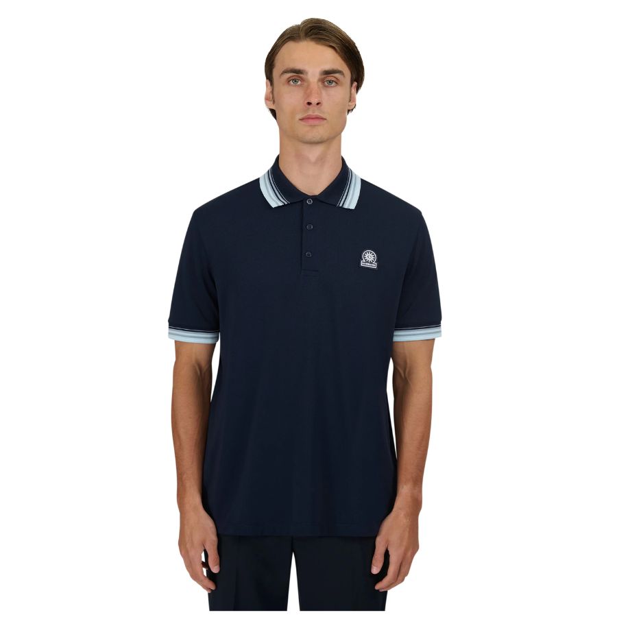 Gradient Rib Mens Polo Shirt MBP58
