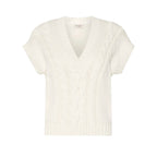 Pascia Cable Knit Womens Sleeveless Jumper 262535601600
