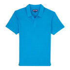Pyramid Linen Jersey Solid Mens Polo Shirt PYRE9O00