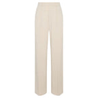 Pleated Womens Wide Leg Trouser