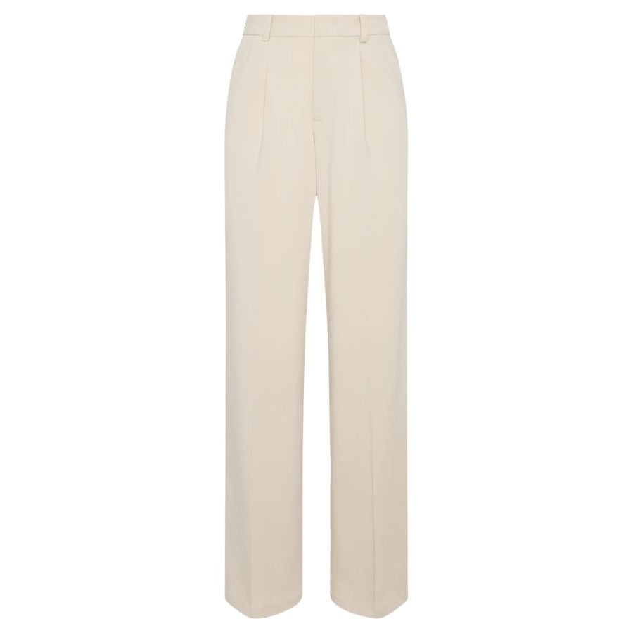 Pleated Womens Wide Leg Trouser